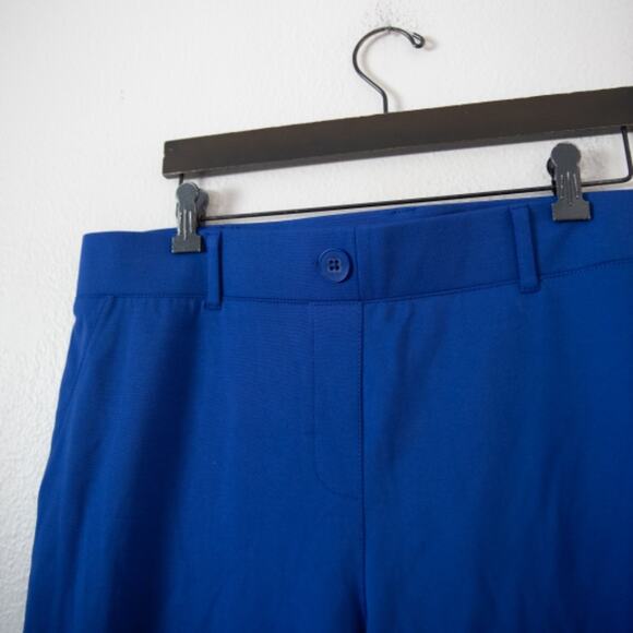 Betabrand Straight Leg Pants Petite in Royal Blue - Picture 2 of 5